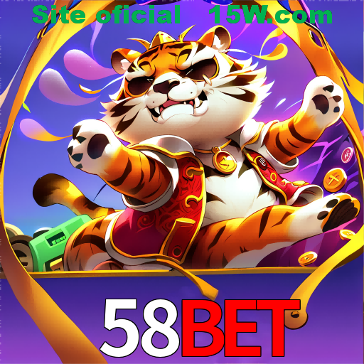 Imagem promocional da 58Bet mostrando a plataforma e suas vantagens